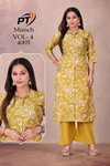 Munch Vol 4 By Pt Dicharg Barlin Bulk Kurti Wth Bottom Orders In India